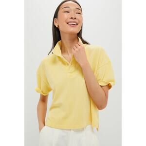 TUCKERNUCK Limoncello Pique Holmes Boyfriend Polo Size S NWT
